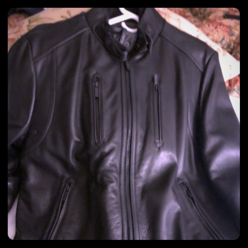 Calvin Klein genuine leather jacket